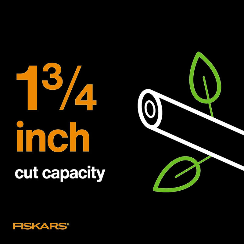 Fiskars 28" Power-Lever Garden Bypass Lopper and Tree Trimmer - Sharp Precision-Ground Steel Blade for Cutting up to 1.75" Diameter