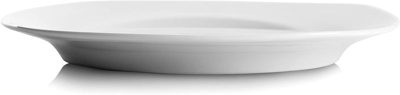 10 Strawberry Street 10" Catering Square Dinner Plate, Set of 12, White