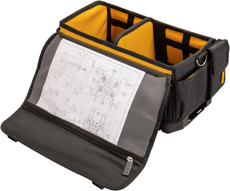 DEWALT TSTAK Tool Bag, 16-Inch Durable Tote with Tool Organizer and Hard Bottom (DWST17623)