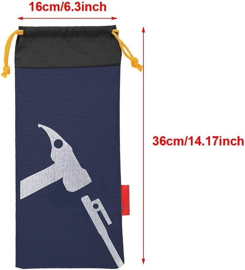 Alomejor Tent Hammer Bag Outdoor Tent Accessories Storage Bag Pack Tent Pegs Nails Hammer Tool Pouch