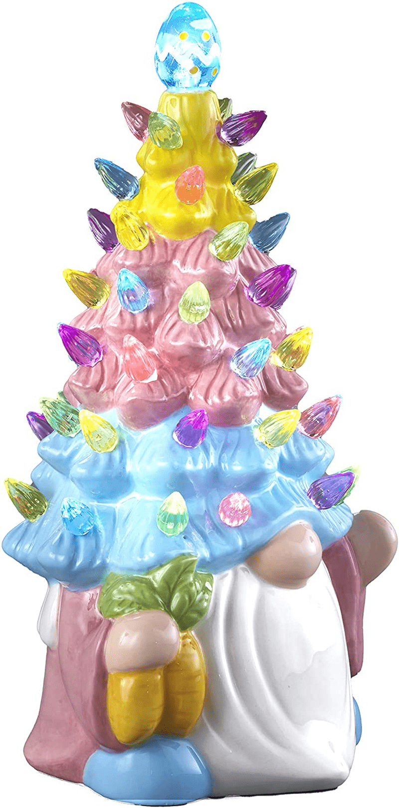Ceramic Easter Tree - Gnome Figurine Decoration for Mantle or Table - Large Home & Garden > Decor > Seasonal & Holiday Decorations LTD Commodities, LLC   