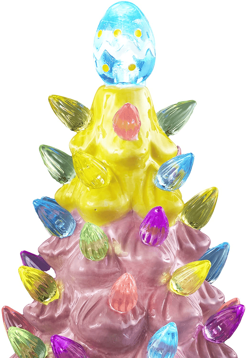 Ceramic Easter Tree - Gnome Figurine Decoration for Mantle or Table - Large Home & Garden > Decor > Seasonal & Holiday Decorations LTD Commodities, LLC   