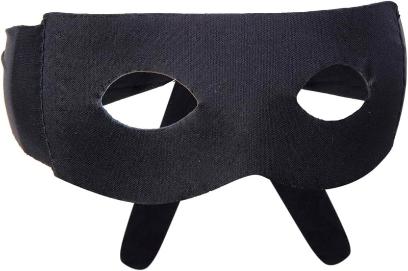 2 Pieces Black Masquerade Mask,Halloween Costumes Accessories Half Mask for Adult Children Cosplay Dress Up