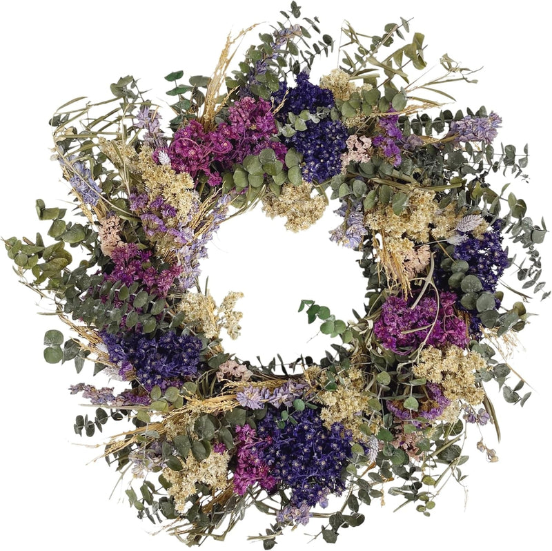 ANDALUCA Natural Botanical Floral Decorative Wreath (Sunshine Blooms)