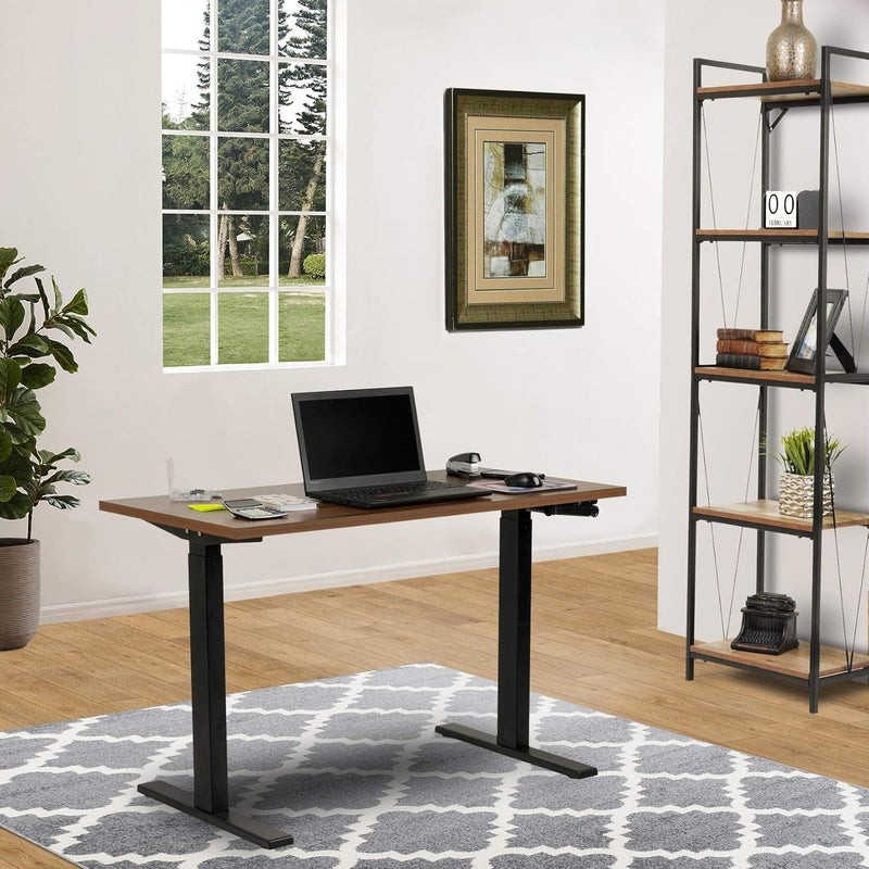 American Furniture Classics 23000 Adjustable Height Desk, Danish Walnut