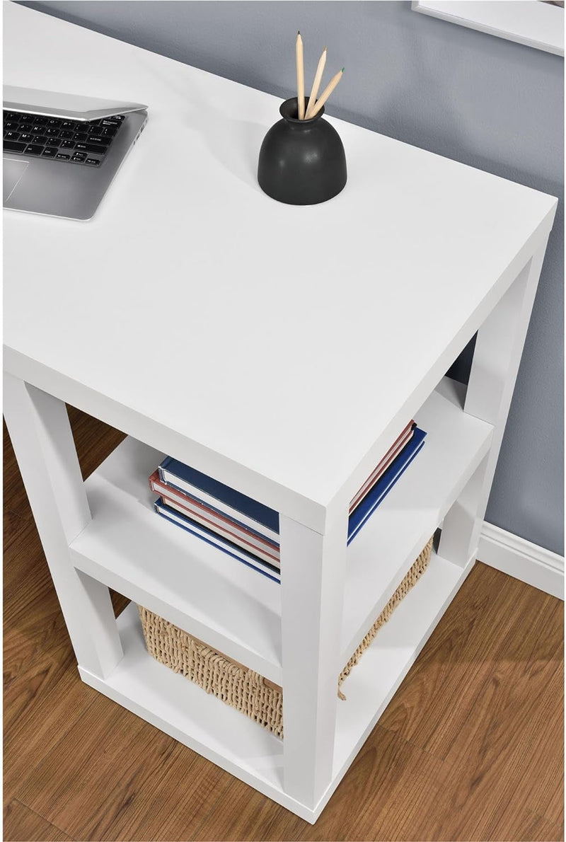 Ameriwood Home Parsons Deluxe Desk, White
