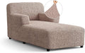 Chaise Lounge Cover - Lounge Chair Sofa Slipcover- Soft Polyester Fabric Slipcovers - 1-Piece Form Fit Stretch Furniture Slipcover - Microfibra Collection - Dark Grey (Chaise Lounge) Home & Garden > Decor > Chair & Sofa Cushions PAULATO BY GA.I.CO. Cipria Chaise Lounge 