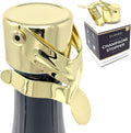 Champagne Stoppers by KLOVEO - Patented Seal (No Pressure Pump Needed) Made in Italy - Professional Grade WAF Champagne Bottle Stopper - Prosecco, Cava, and Sparkling Wine Stopper Home & Garden > Kitchen & Dining > Barware KLOVEO Gold 1 