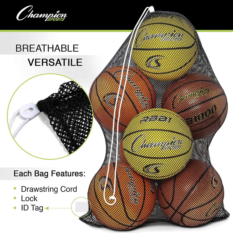Champion Sports Mesh Sports Equipment Bag Sporting Goods > Outdoor Recreation > Winter Sports & Activities Champion Sports   