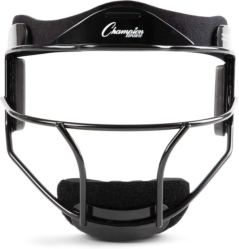 Champion Sports Softball Face Mask - Durable Fielder Head Guards - Premium Sports Accessories for Indoors and Outdoors - Magnesium or Steel in Multiple Colors and Sizes