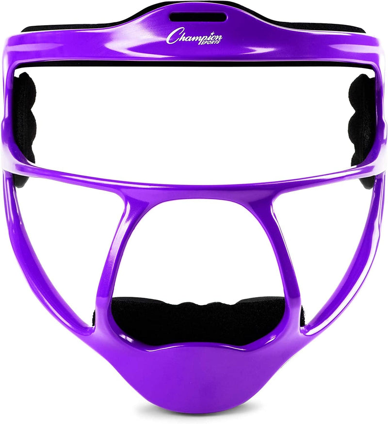 Champion Sports Softball Face Mask - Durable Fielder Head Guards - Premium Sports Accessories for Indoors and Outdoors - Magnesium or Steel in Multiple Colors and Sizes Sporting Goods > Outdoor Recreation > Winter Sports & Activities Champion Sports Purple Ultralight Magnesium (Adult Size) 