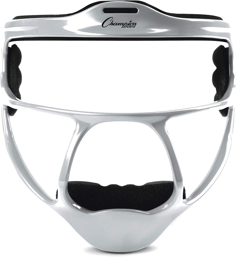 Champion Sports Softball Face Mask - Durable Fielder Head Guards - Premium Sports Accessories for Indoors and Outdoors - Magnesium or Steel in Multiple Colors and Sizes Sporting Goods > Outdoor Recreation > Winter Sports & Activities Champion Sports Silver Ultralight Magnesium (Adult Size) 