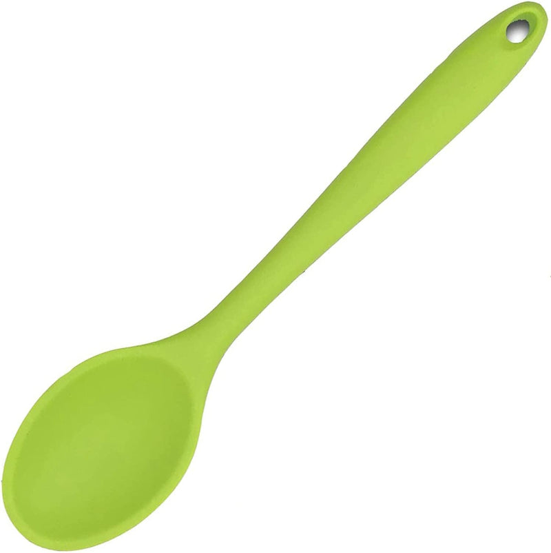 CHANCALCAL Silicone Mixing Spoon for Cooking, Hygienic One-Piece Design Cooking Utensil for Mixing & Serving, Nonstick Kitchen Essentials High Heat Resistant to 480°F, Bpa-Free Kitchen Tools (Black) Home & Garden > Kitchen & Dining > Kitchen Tools & Utensils CHANCALCAL Green  