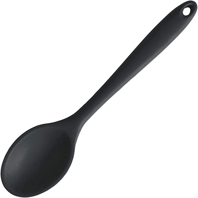 CHANCALCAL Silicone Mixing Spoon for Cooking, Hygienic One-Piece Design Cooking Utensil for Mixing & Serving, Nonstick Kitchen Essentials High Heat Resistant to 480°F, Bpa-Free Kitchen Tools (Black) Home & Garden > Kitchen & Dining > Kitchen Tools & Utensils CHANCALCAL Black  