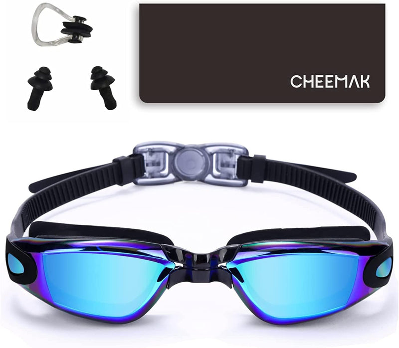 CHEEMAK Swimming Goggles No Leaking Adult Men Women Youth Sporting Goods > Outdoor Recreation > Boating & Water Sports > Swimming > Swim Goggles & Masks cheemak   
