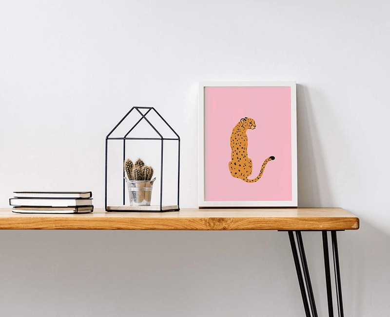 Cheetah Print Wall Decor Pink Poster - by Haus and Hues | Pink Posters for Room Aesthetic Blush Pink Wall Decor Cheetah Wall Decor, Pink Cheetah Wall Art, Preppy Room Decor UNFRAMED 12” X 16” Home & Garden > Decor > Artwork > Posters, Prints, & Visual Artwork HAUS AND HUES   
