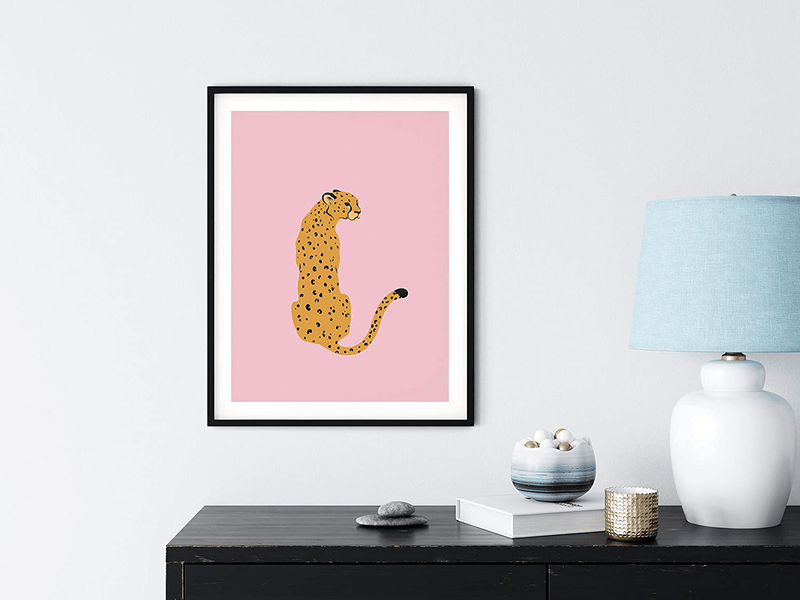 Cheetah Print Wall Decor Pink Poster - by Haus and Hues | Pink Posters for Room Aesthetic Blush Pink Wall Decor Cheetah Wall Decor, Pink Cheetah Wall Art, Preppy Room Decor UNFRAMED 12” X 16”
