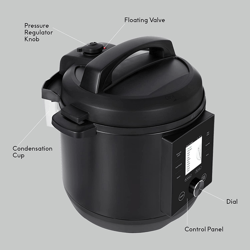 CHEF iQ World’s Smartest Pressure Cooker, Pairs with App Via WiFi for Meals in an Instant Built-In Scale & Auto Steam Release, Multi-Functional w/ 300+ Smart Cooking Presets, 6 Qt Home & Garden > Kitchen & Dining > Kitchen Appliances CHEF iQ   