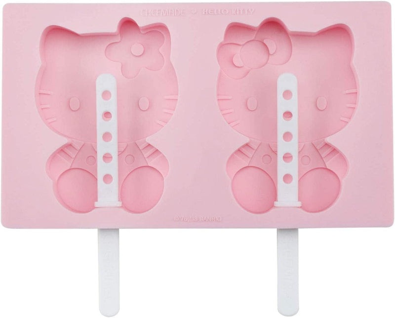 CHEFMADE Hello Kitty Cake Pan, 4-Inch Non-Stick Stereo Silicone Cake Mold for Oven and Instant Pot Baking (Pink) Home & Garden > Kitchen & Dining > Cookware & Bakeware CHEFMADE 07 - 5.7oz Popsicle  