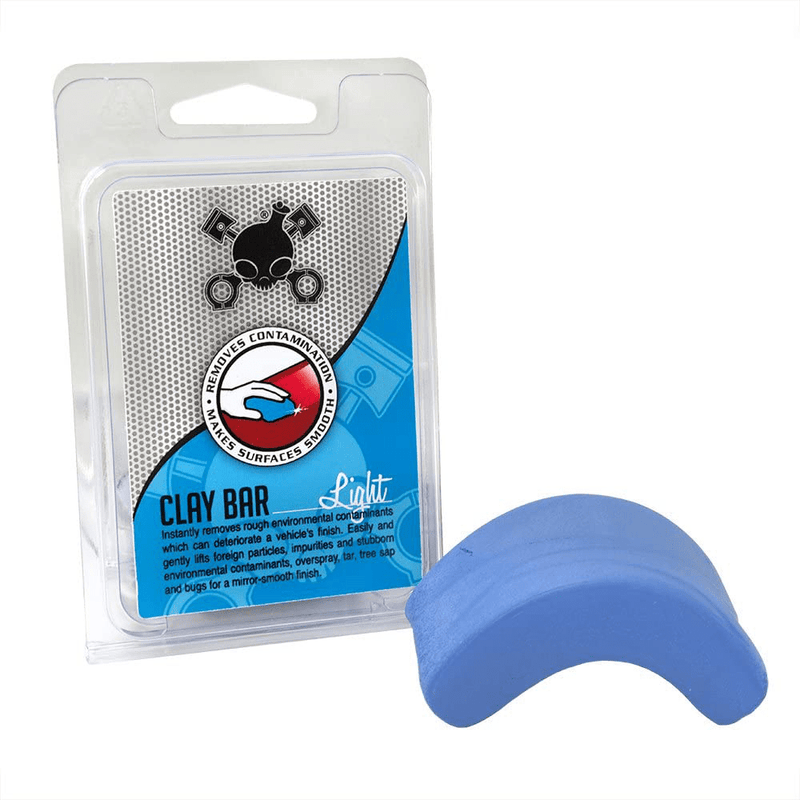 Chemical Guys CLY_KIT_1 Heavy Duty Clay Bar and Luber Synthetic Lubricant Kit (16 fl oz) (2 Items),Black  Chemical Guys Blue Clay Bar Light 