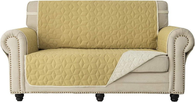 Chenlight XL Sofa Slipcover Slip Resistant,Water Resistant,Machine Washable,Elastic Straps Furniture Protector for Kids Children,Pets,Dogs(Blue,78") Home & Garden > Decor > Chair & Sofa Cushions Chenlight Sand/Beige 54" 