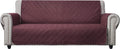 CHHKON Sofa Cover with No-Slip 100% Waterproof Quilted Furniture Protector Sofa Slipcover for Children, Pets for Leather Couch (Chocolate, Loveseat) Home & Garden > Decor > Chair & Sofa Cushions CHHKON Burgundy XL Sofa 