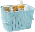 Chiborg Caddy Dorm Shower Storage Bathroom Organizer Portable College Bathroom Box Basket Plastic Tote Bin with Handle Home Pantry Blue Sporting Goods > Outdoor Recreation > Camping & Hiking > Portable Toilets & ShowersSporting Goods > Outdoor Recreation > Camping & Hiking > Portable Toilets & Showers Chiborg Blue  