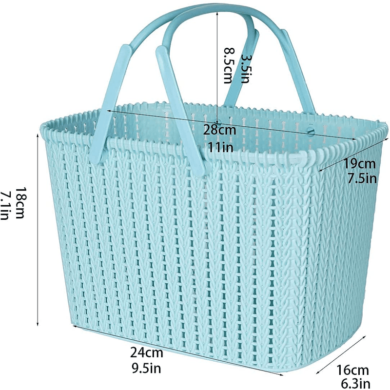Chiborg Caddy Dorm Shower Storage Bathroom Organizer Portable College Bathroom Box Basket Plastic Tote Bin with Handle Home Pantry Blue Sporting Goods > Outdoor Recreation > Camping & Hiking > Portable Toilets & ShowersSporting Goods > Outdoor Recreation > Camping & Hiking > Portable Toilets & Showers Chiborg   