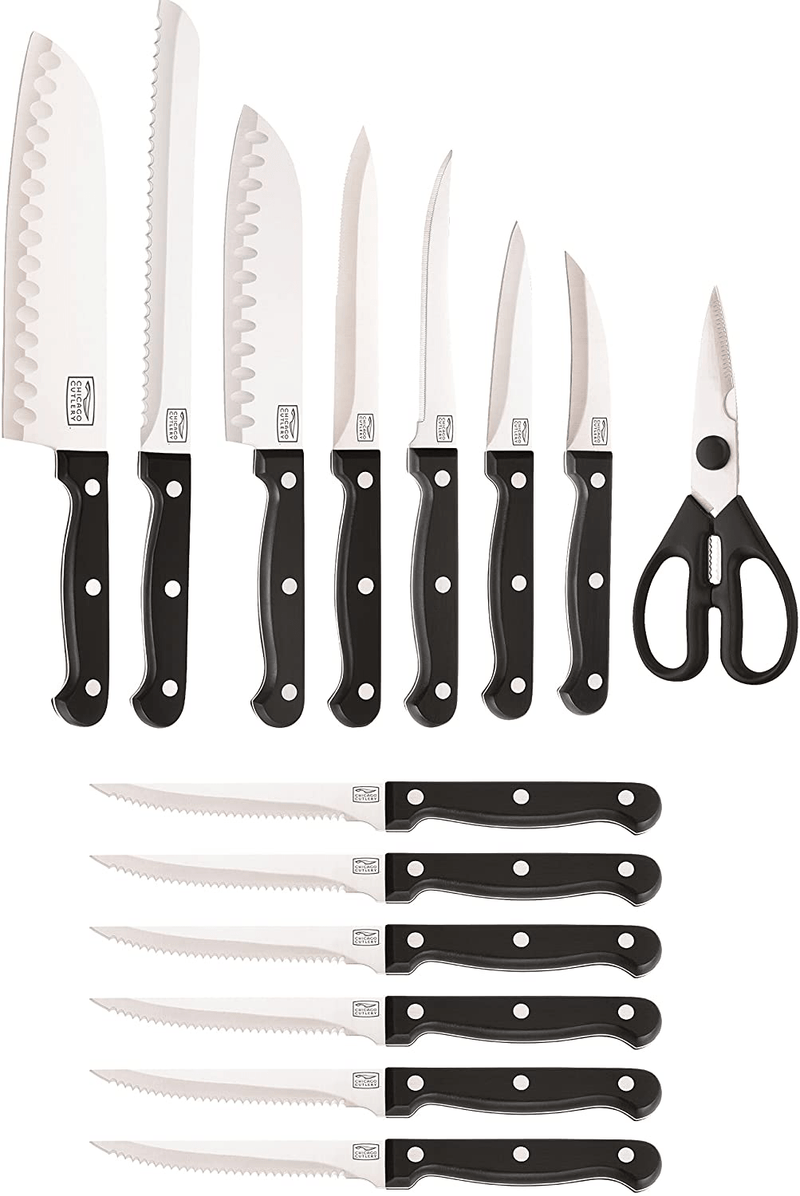 Chicago Cutlery Essentials Stainless Steel Knife Block Set (15 Piece) Home & Garden > Kitchen & Dining > Tableware > Flatware > Flatware Sets Chicago Cutlery   