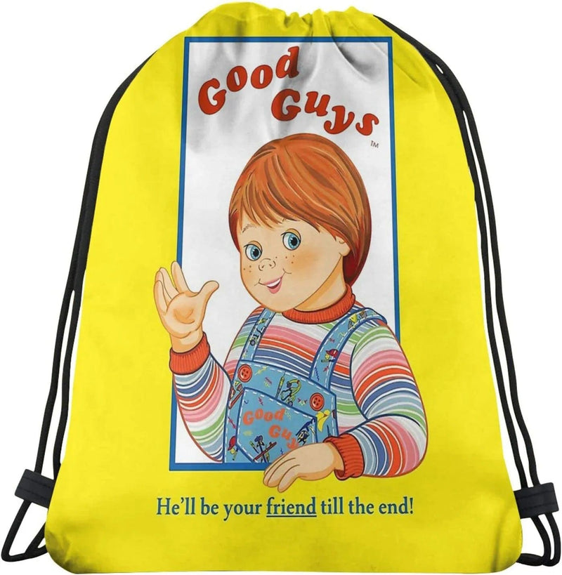 Child'S Play - Good Guys - Chu-Cky Drawstring Bag Sports Fitness Bag Travel Bag Gift Bag Home & Garden > Household Supplies > Storage & Organization Betty   