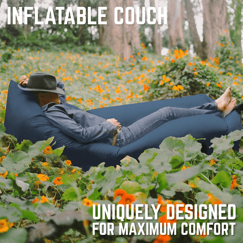 Chillbo Shwaggins Inflatable Couch – Cool Inflatable Chair. Upgrade Your Camping Accessories. Easy Setup Is Perfect for Hiking Gear, Beach Chair and Music Festivals. Sporting Goods > Outdoor Recreation > Camping & Hiking > Tent Accessories Chillbo   