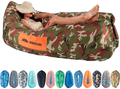 Chillbo Shwaggins Inflatable Couch – Cool Inflatable Chair. Upgrade Your Camping Accessories. Easy Setup Is Perfect for Hiking Gear, Beach Chair and Music Festivals. Sporting Goods > Outdoor Recreation > Camping & Hiking > Tent Accessories Chillbo Camo Green  
