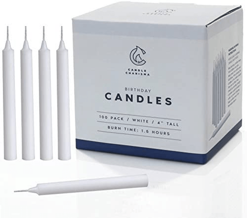 Chime Candles for Spells, Rituals, Birthday Party Congregation (100, 10 Assorted Colors) Home & Garden > Decor > Home Fragrances > Candles Candle Charisma White 100 