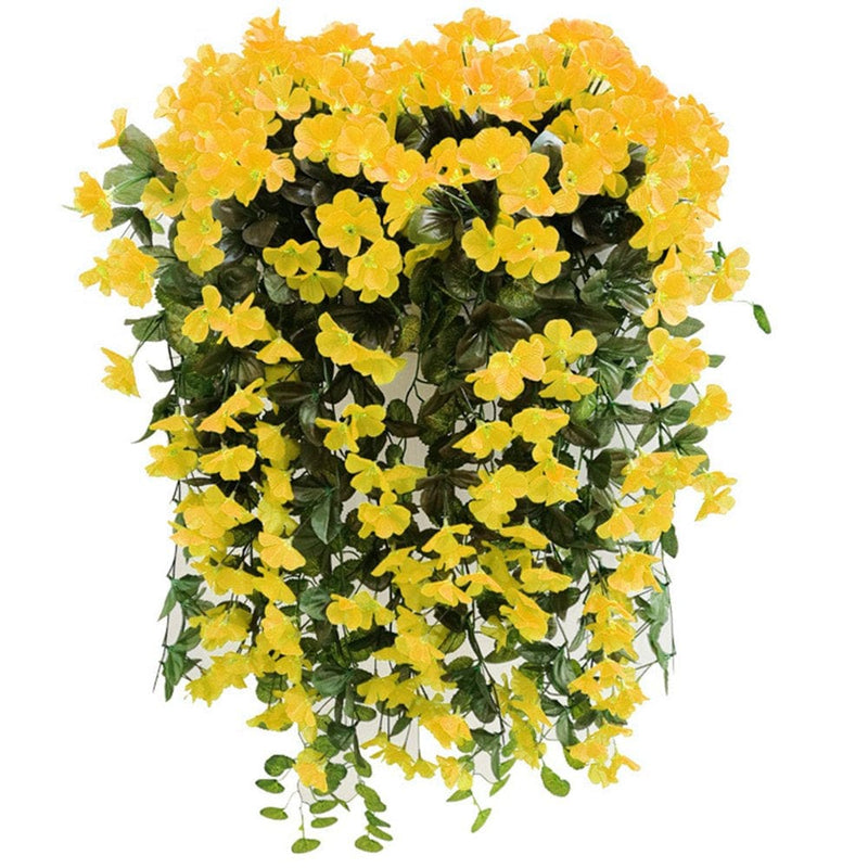 Christmas Clearance Items, Home Deals Lidyce Valentines Day Decorations, Valentines Day Decor for Anniversary, Fashion Household Violet Wall Hanging Violet Artificial Flower Decoration Simula Home & Garden > Decor > Seasonal & Holiday Decorations Lidyce Yellow  