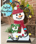 Christmas Decor Welcome Sign, Wood Christmas Front Porch Decor, Outdoor Christmas Decorations Wooden Snowman Porch Sign, Welcome Sign for Front Porch Standing, Christmas Fun Porch Decoration-A Home & Garden > Decor > Seasonal & Holiday Decorations& Garden > Decor > Seasonal & Holiday Decorations XYCDAWN F  