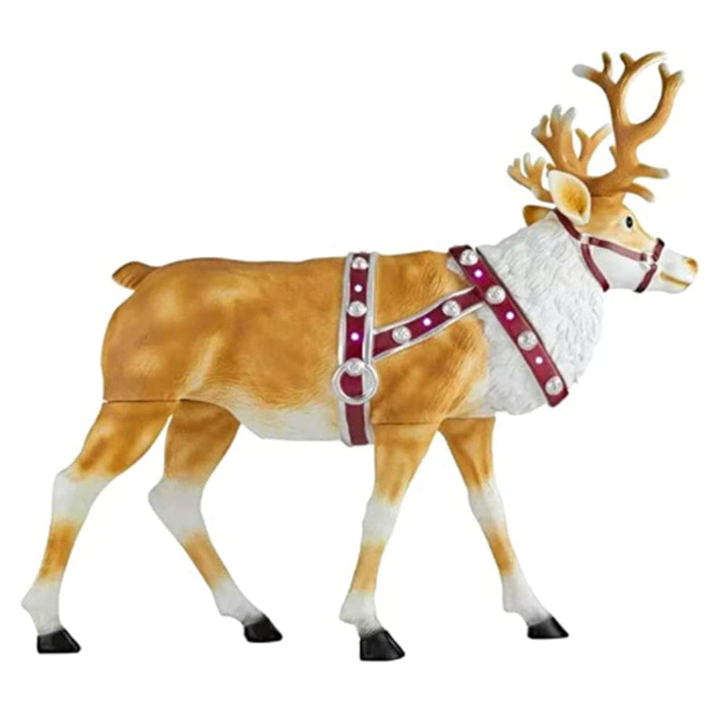 Christmas Decorative Lamp, Acrylic Plate Reindeer Shaped Decoration Light Lawn Decoration for Outdoor, Indoor  Gupgi 20cm*25cm Brown 