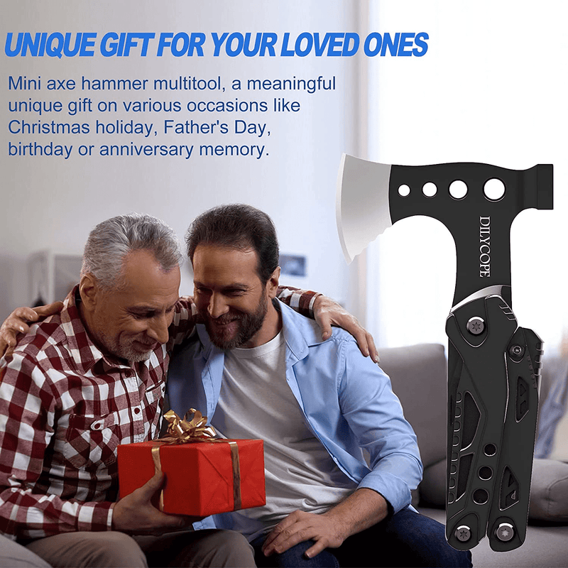 Christmas Gifts for Men Dad Christmas Stocking Stuffers,Multitool Axe Hammer Camping Accessories Survival Gear and Equipment,Camping Gear Hatchet Hunting Hiking Fishing,Men Gifts Ideas for Dad Husband