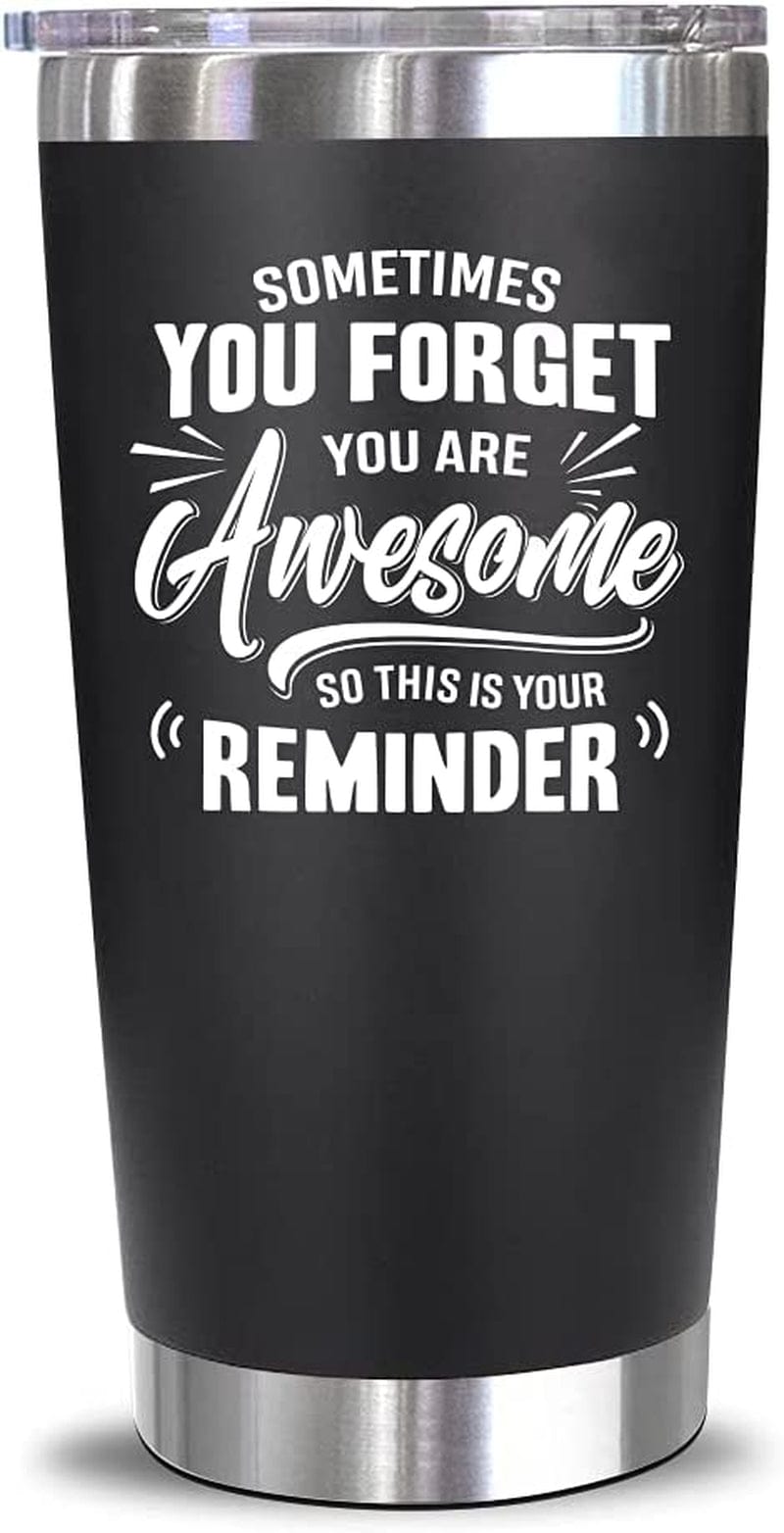 Christmas Gifts for Men, Women - Birthday Gifts, Thank You Gifts, Inspirational Gifts for Men, Women, Mom, Dad, Wife, Husband, Best Friend, Sister, Brother, Her, Him, Coworker, Employee - 20Oz Tumbler Home & Garden > Kitchen & Dining > Tableware > Drinkware NewEleven 20 Oz Black  