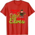 Christmas I Teach the Cutest Little Elves Teacher Funny Xmas T-Shirt Home & Garden > Decor > Seasonal & Holiday Decorations& Garden > Decor > Seasonal & Holiday Decorations BORN Red Men Large