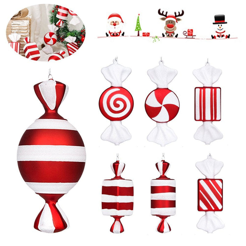 Christmas Lollipop Ornaments, Christmas Candies Polymer Clay Ornament, Xmas Decor Candy Cane Hanging Decorations, Sweets Candy Pendant Xmas Tree Party Supplies by PAKASEPT Home Home & Garden > Decor > Seasonal & Holiday Decorations& Garden > Decor > Seasonal & Holiday Decorations PAKASEPT Style C  
