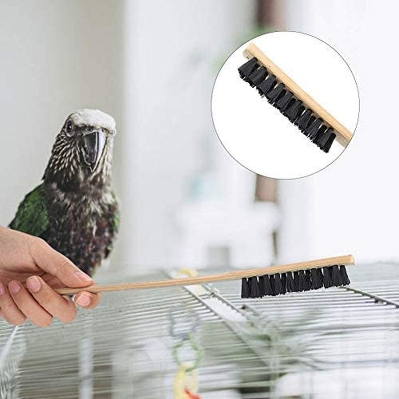 Crazy Sales 3Pcs Wooden Longhandled Bird Cleaning Brushes, Pet Supplies Bird Cage Accessories, Cleaning Brush, Cage Cleaning Brush, Bird Cleaning Brush, Bird Cage Brush for Cage Parro Animals & Pet Supplies > Pet Supplies > Bird Supplies > Bird Cages & Stands Naroote   