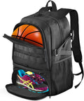 BROTOU Basketball Bag, Soccer Backpack Volleyball Football Backpack Sports Gym Bag with Shoe&Ball Compartment