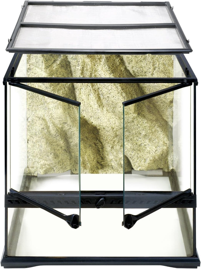 Exo Terra Glass Natural Terrarium Kit, for Reptiles and Amphibians, Small Wide, 18 X 18 X 18 Inches, PT2605A1