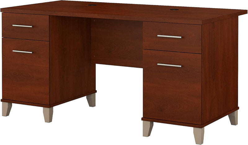 Bush Furniture Somerset 60-Inch Office Desk, Storm Gray (WC81528K)