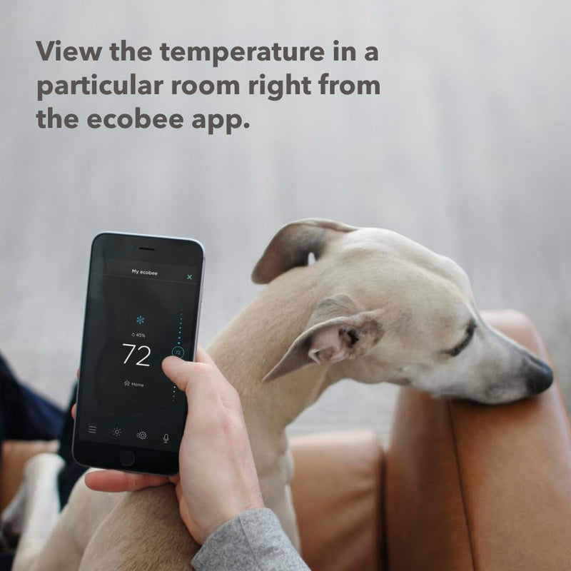 Ecobee Smart Sensor 2 Pack - Comfort, Security, Energy Savings - Smart Home - Compatible with Ecobee Smart Thermostats for Home