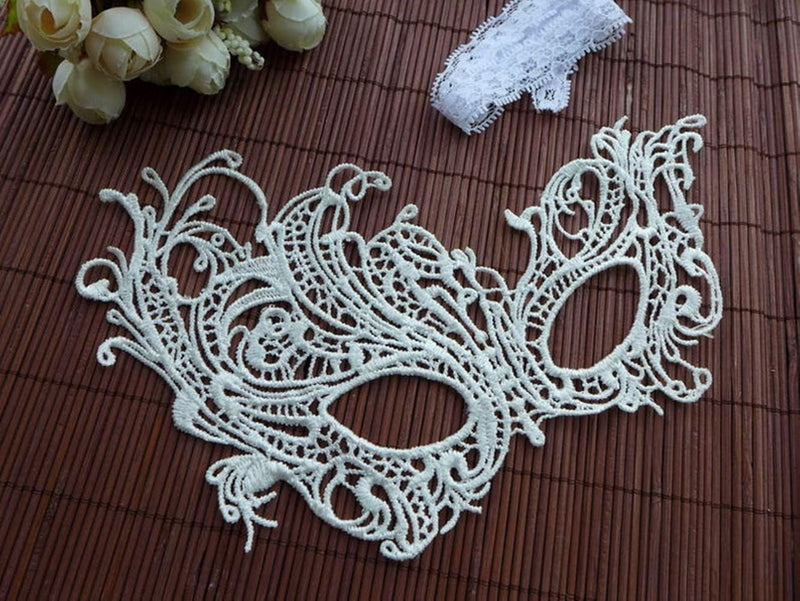 Exlinonline Lace Masquerade Mask Elastic,Fit for Adult,Soft Gentle Material,Specially for Costume,Thememed Party