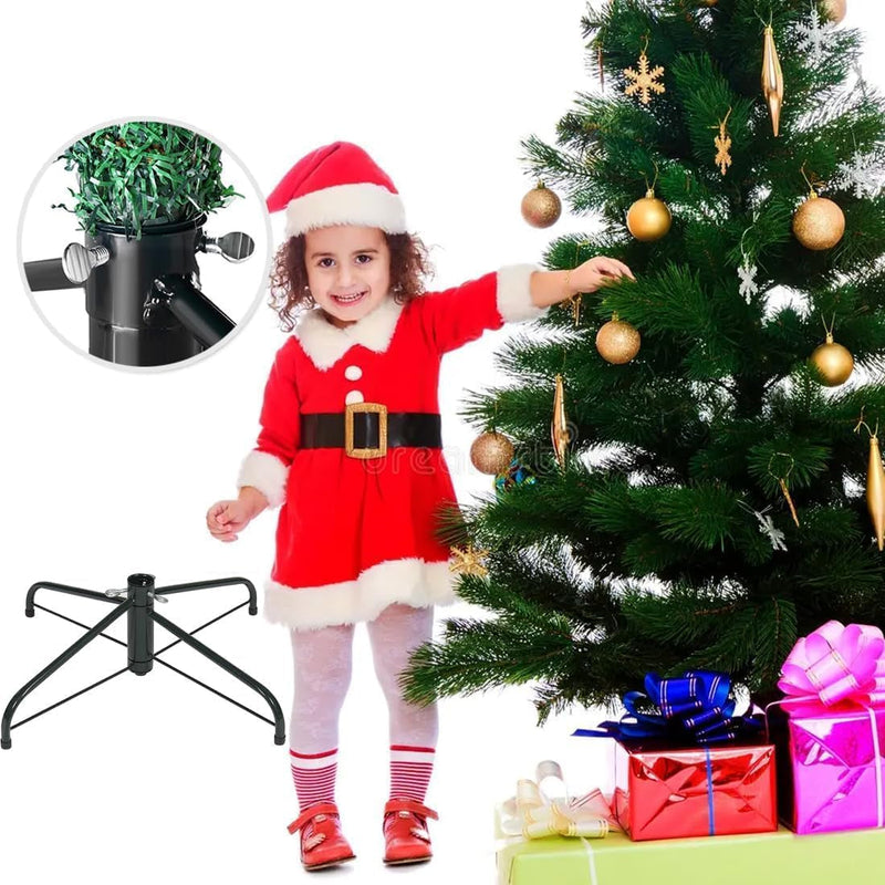 20 Inches Christmas Tree Stand for Artificial Trees,Bold Upgraded Version Base Metal Xmas Tree Folding Replacement Holder, Folding Christmas Tree Base for 3—10 Ft Artificial Trees