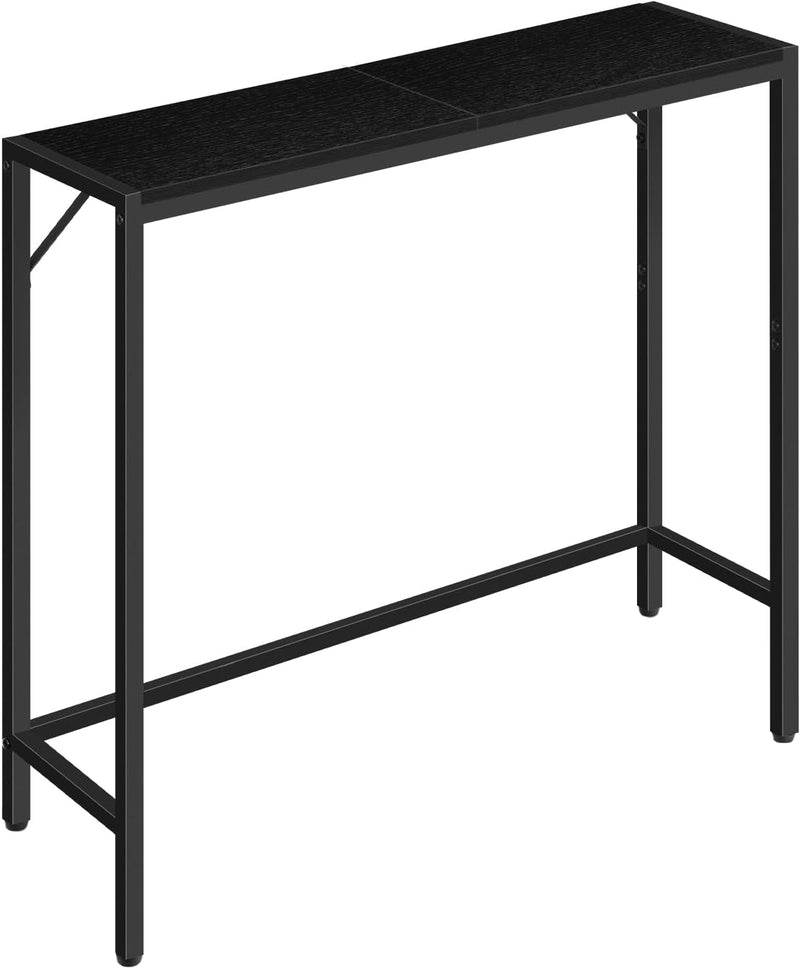 Console Table, Narrow Sofa Table, 30.1" Small Couch Table, Thin Sofa Table, Side Table for Hallway, Living Room, Foyer, Corridor, Black CTHB7601