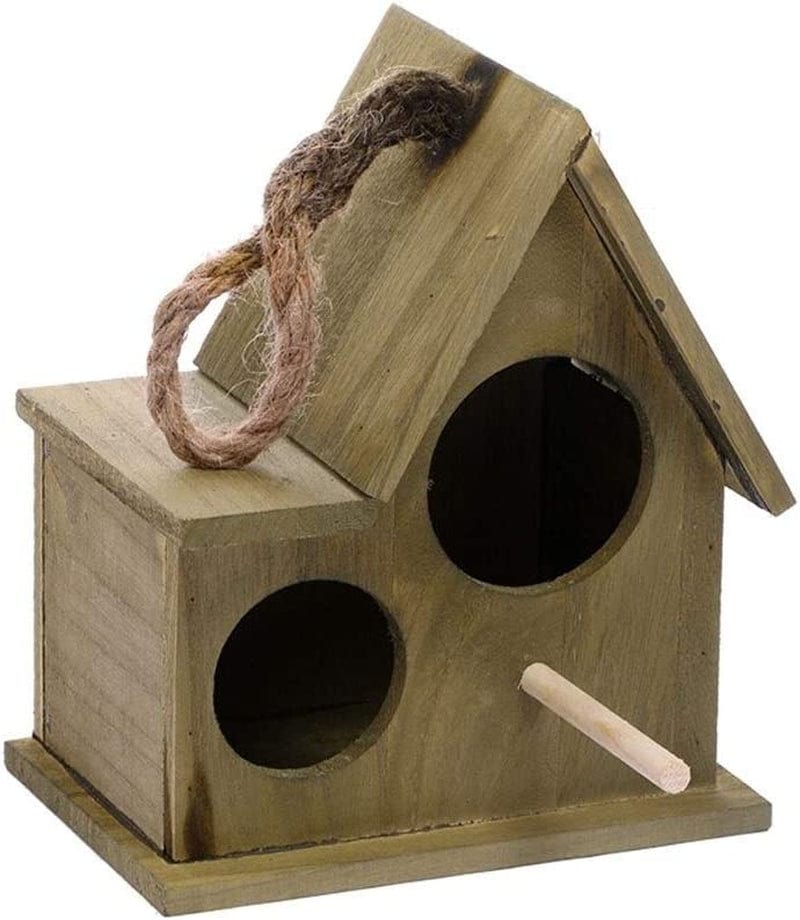 DAPERCI Bird Cage Creative Birdcage Wooden Box Garden Bird Cages Nests Bird House Bird Cage Accessories Birdcages (Color : Grey) Animals & Pet Supplies > Pet Supplies > Bird Supplies > Bird Cages & Stands DAPERCI C  