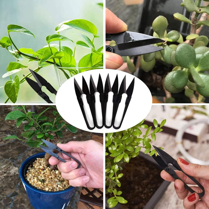 Bonsai Pruning Scissors 5 PCS, Small Pruner Shears, Bud Leaves Trimmer, Garden Shears for Plants, Gardening Clippers for Flower, Stainless Steel Bud and Bonsai Trimming Pruners Trimmers